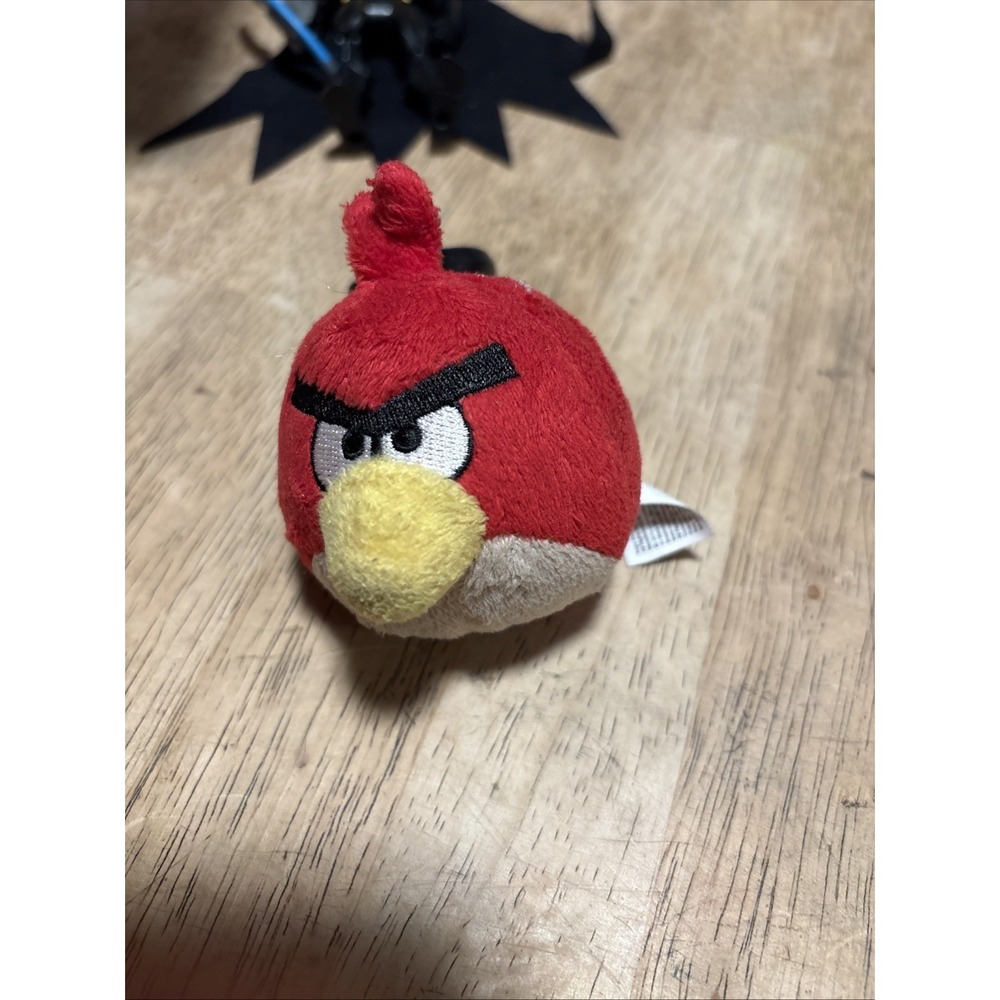 Angry Birds Red Bird 3" Backpack Clip Plush by Commonwealth 2010 Release HK-85